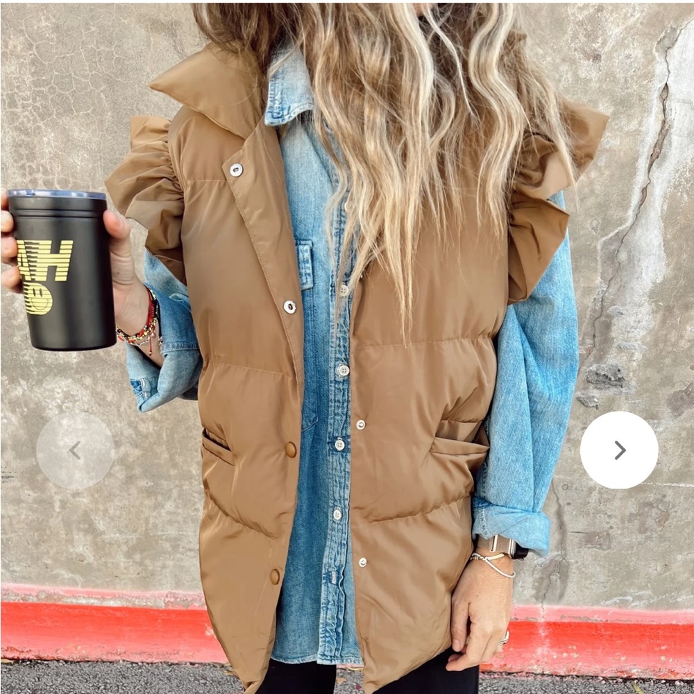 Ascot + Hart Ruffle Vest